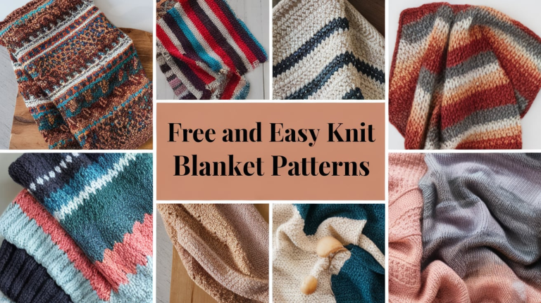 23 Free and Easy Knit Blanket Patterns to Try