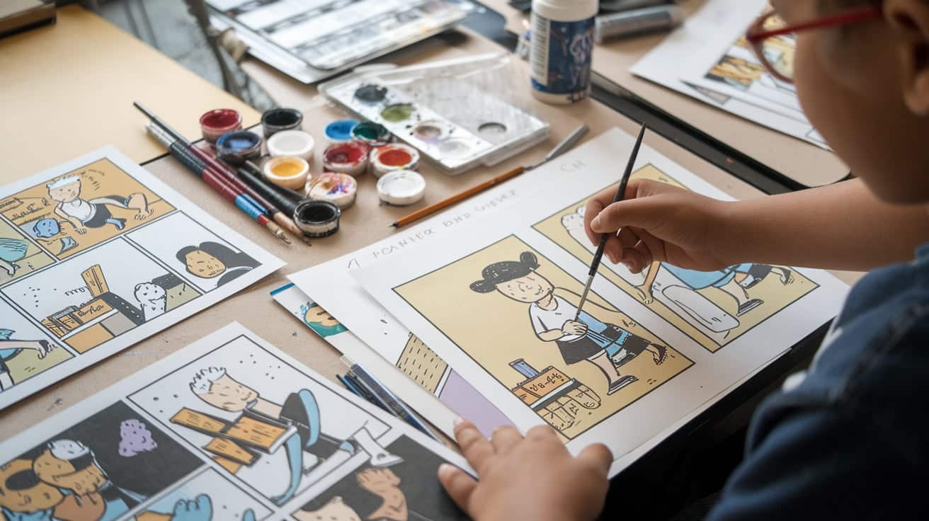 A Comic Strip About Art Class