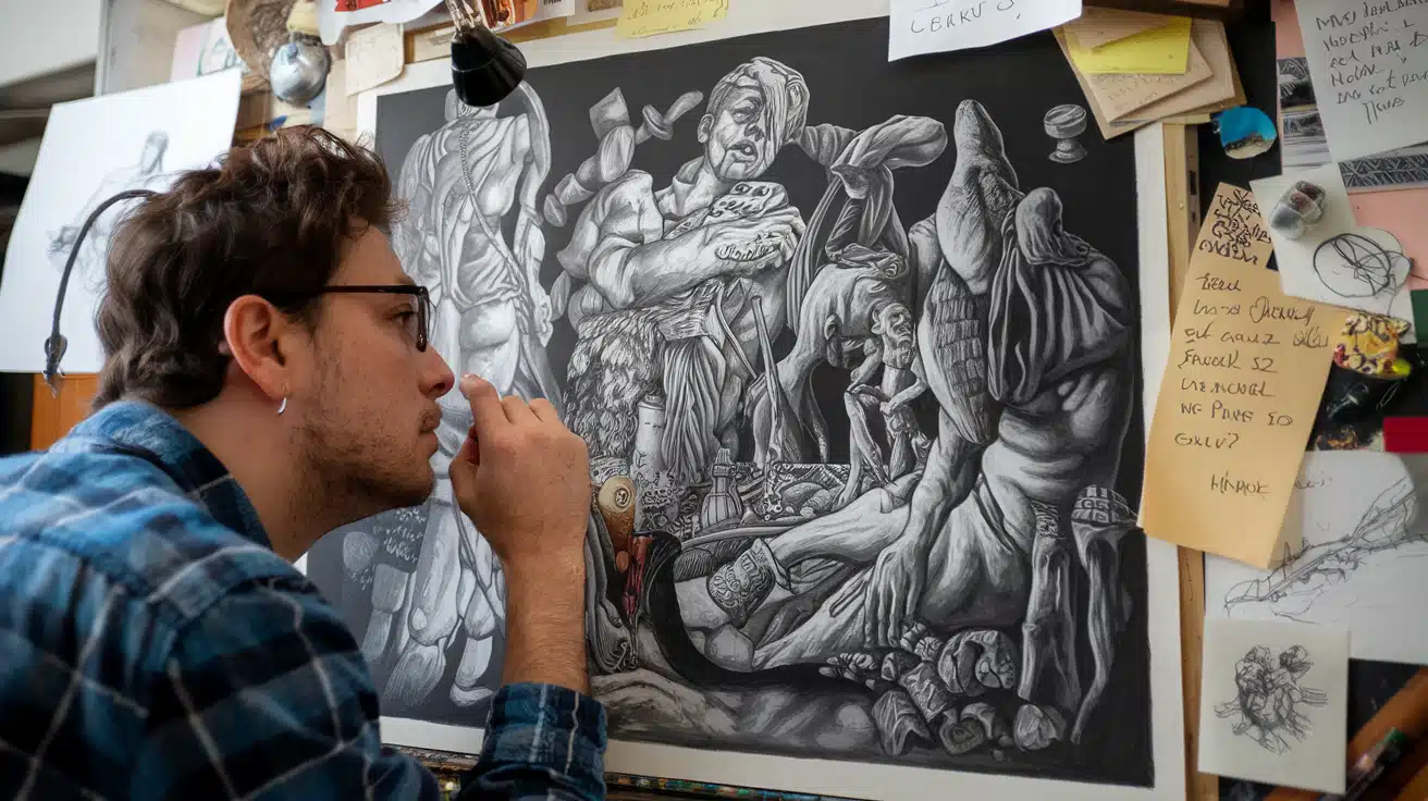 A Drawing That Tells a Story