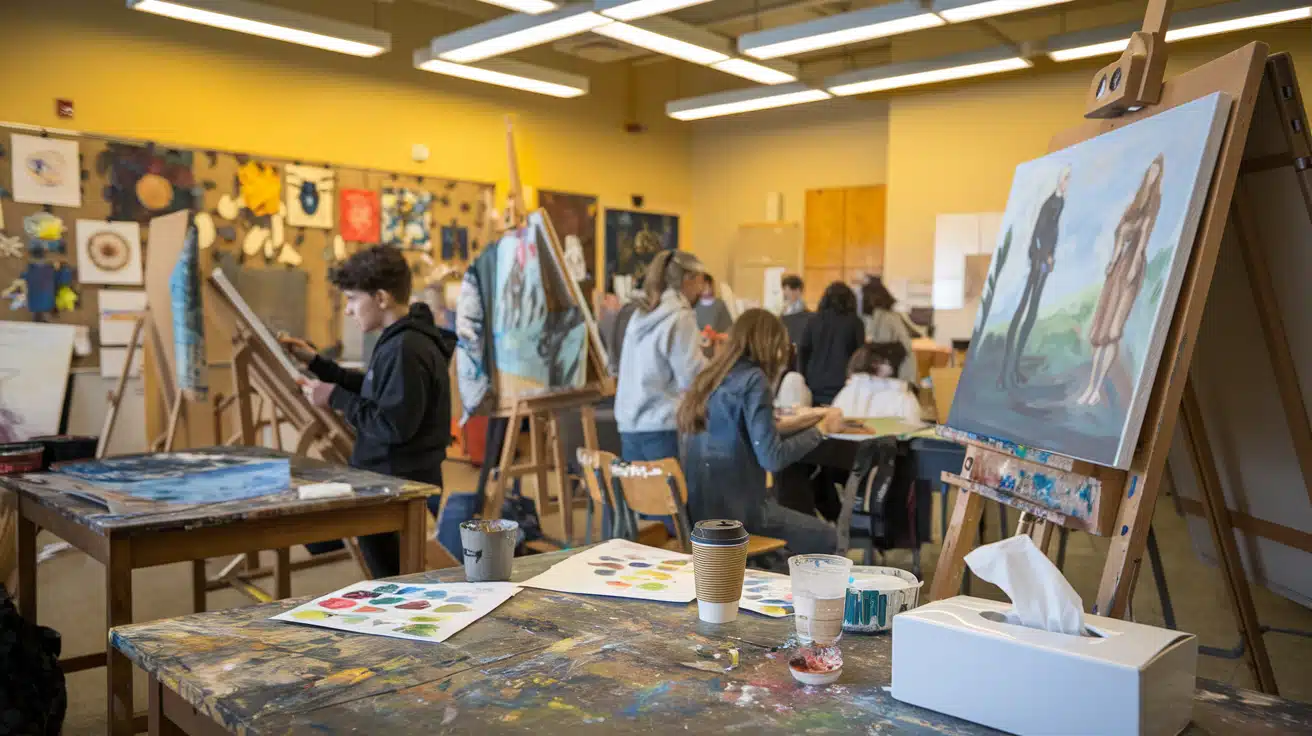 A Scene from an Art Classroom