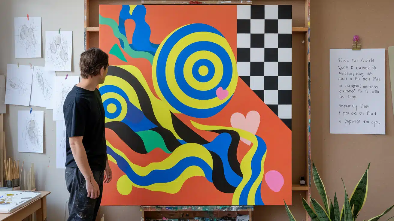 An Abstract Piece with Hidden Meanings