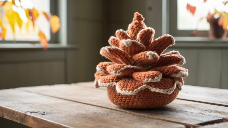 Crochet a Pinecone