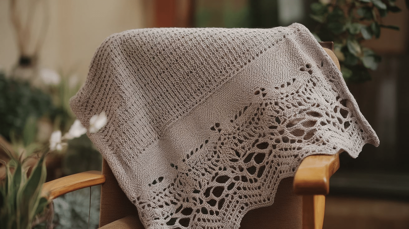Garter_Stitch_and_Lace_Border_Blanket