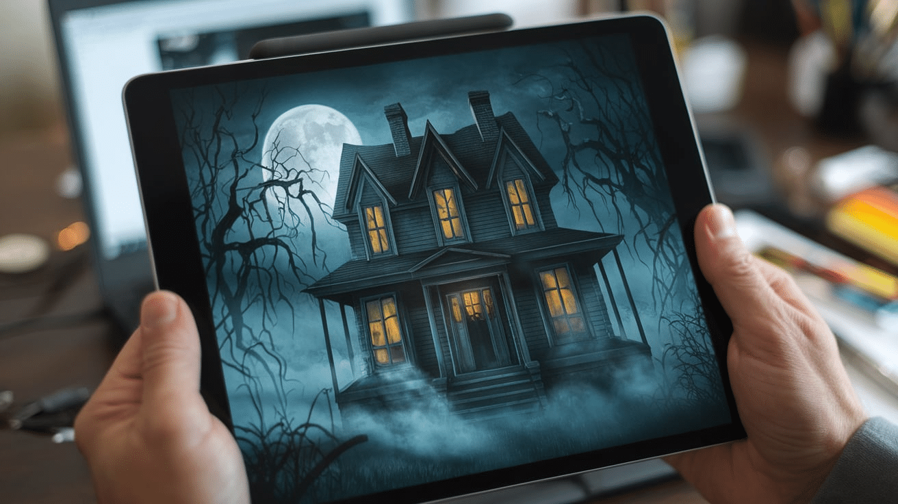 Haunted_House_Digital_Art