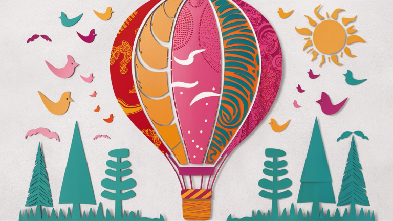 Hot Air Balloon Craft Templates
