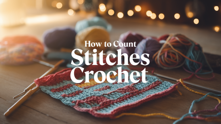 How to Count Stitches Crochet: A Beginner’s Guide