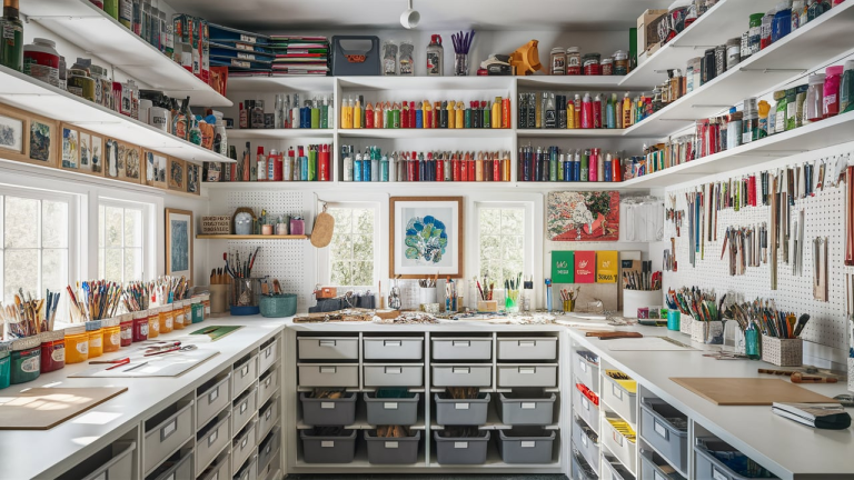 How to Organize Your Art Room Like a Pro