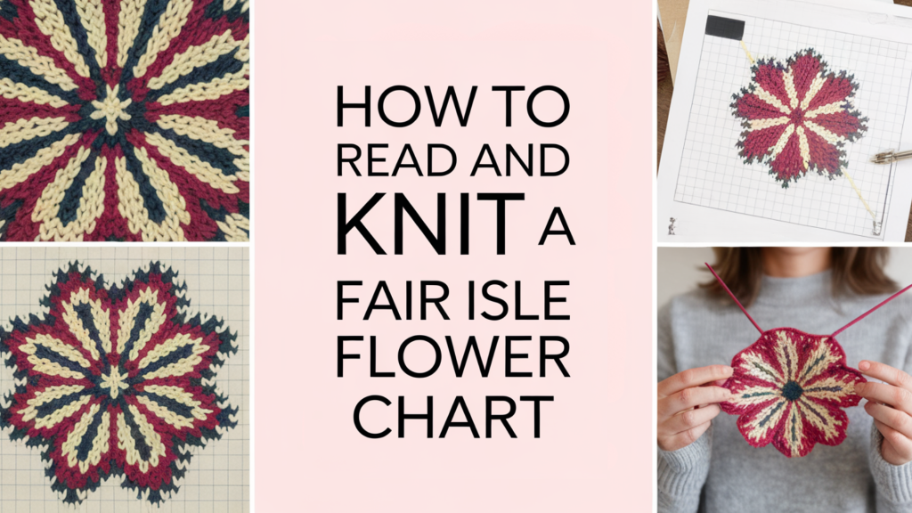 How to Read and Knit a Fair Isle Flower Chart