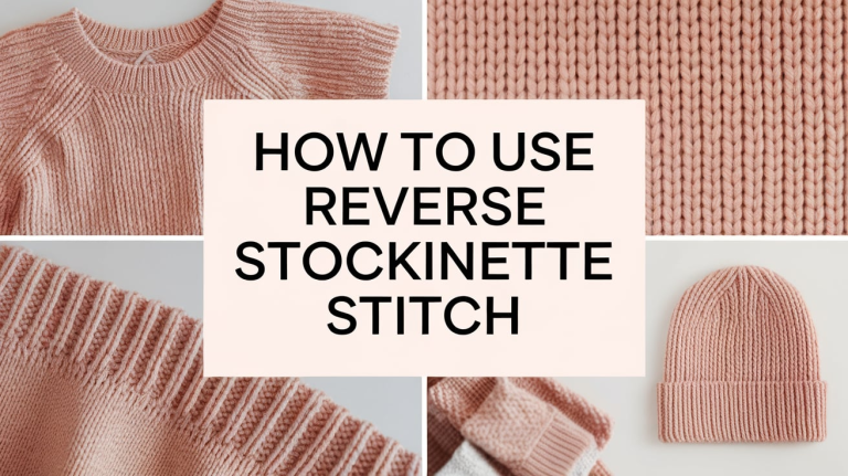 How to Use Reverse Stockinette Stitch: A Step-by-Step Guide