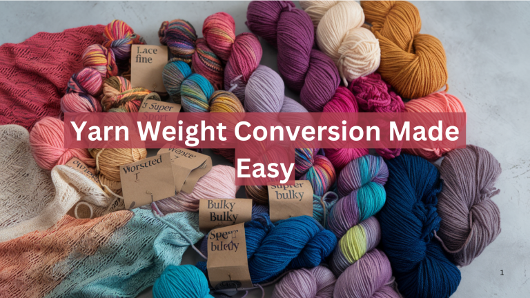 How to Use a Yarn Weight Conversion Calculator?
