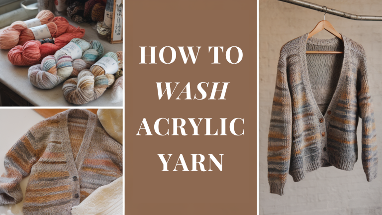 How to Wash Acrylic Yarn Projects the Right Way