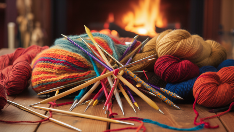 Knitting Needle Sizes and Conversion Chart for Beginners