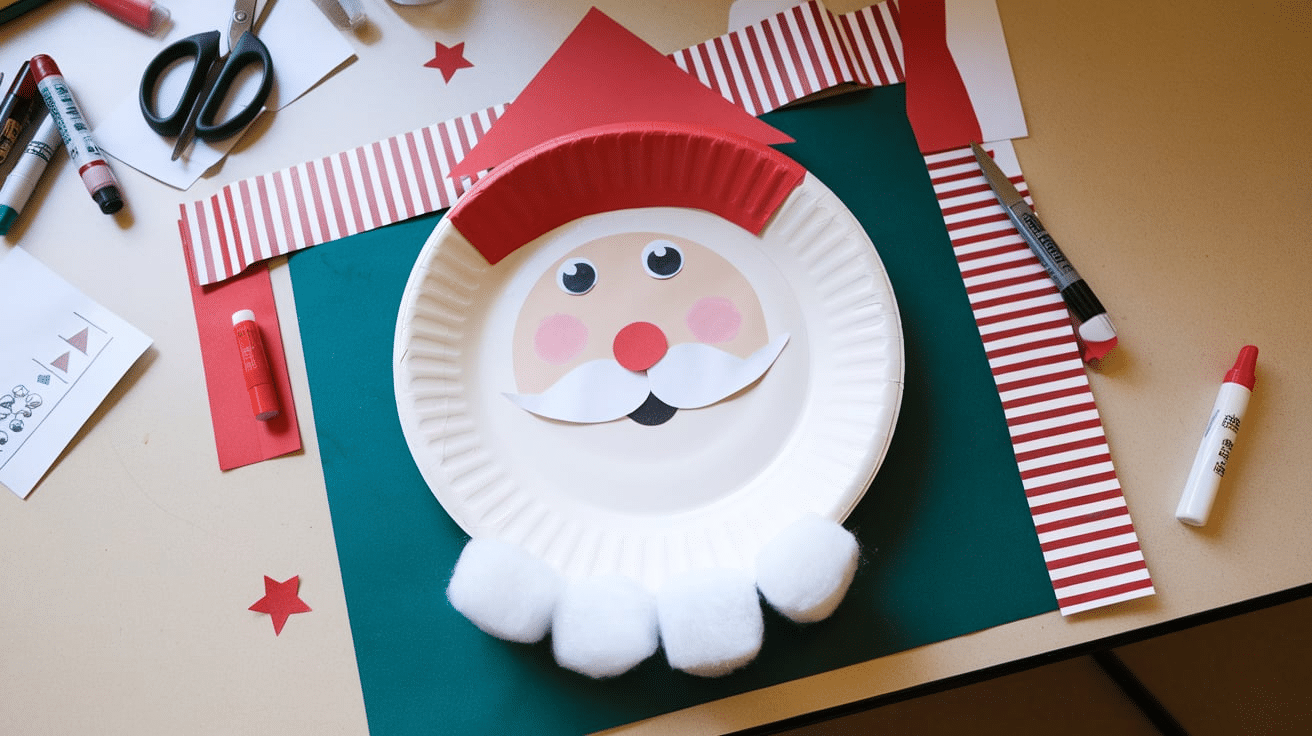 Paper_Plate_Santa