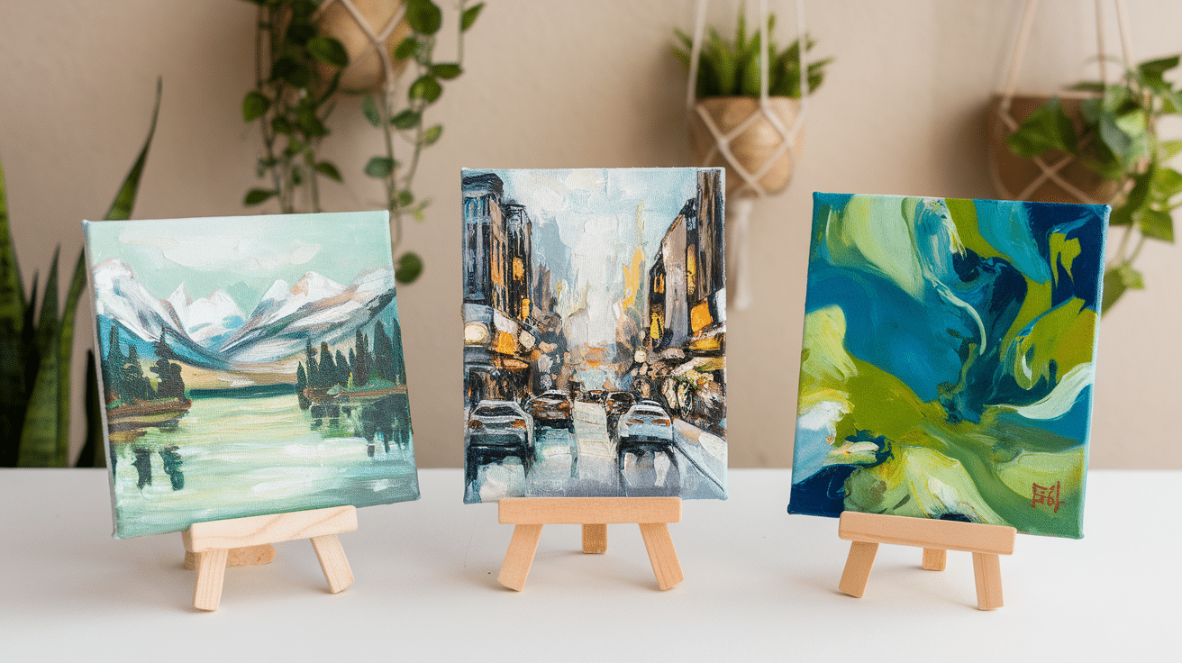 Project_4-_Miniature_Acrylic_Paintings