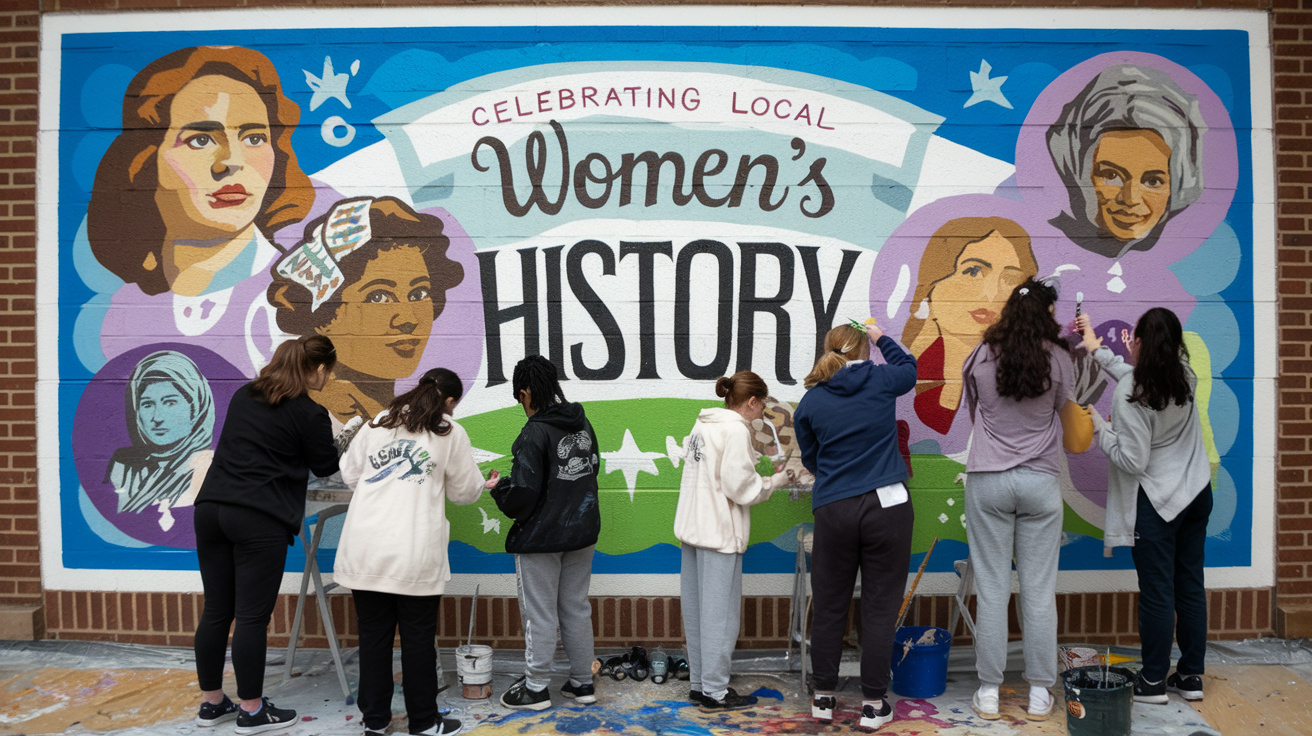 Public Mural Celebrating Local Women's History
