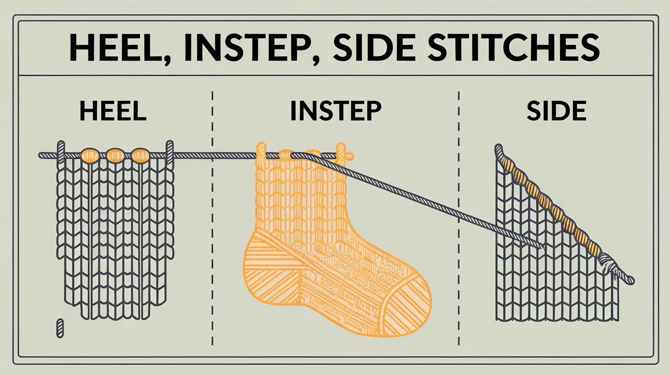 Step_2_Divide_the_Stitches_for_the_Heel
