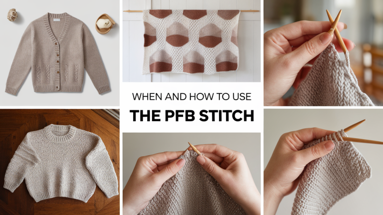 When and How to Use the PFB Stitch in Your Projects