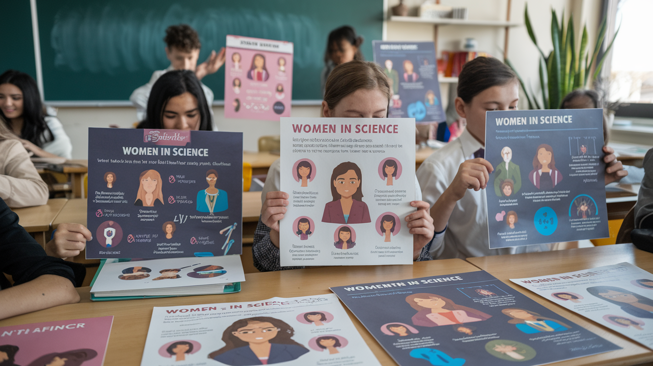 Women in Science Infographic Posters