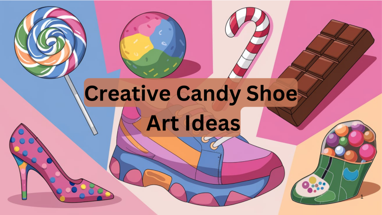 candy shoe art project