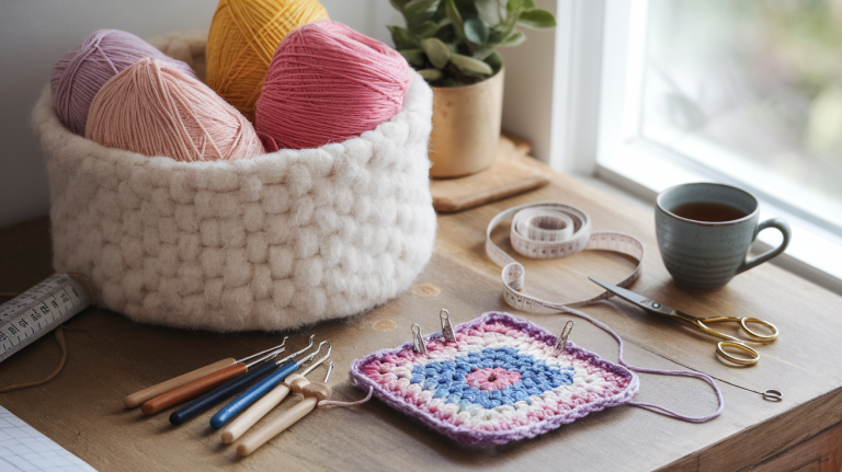 crochet material