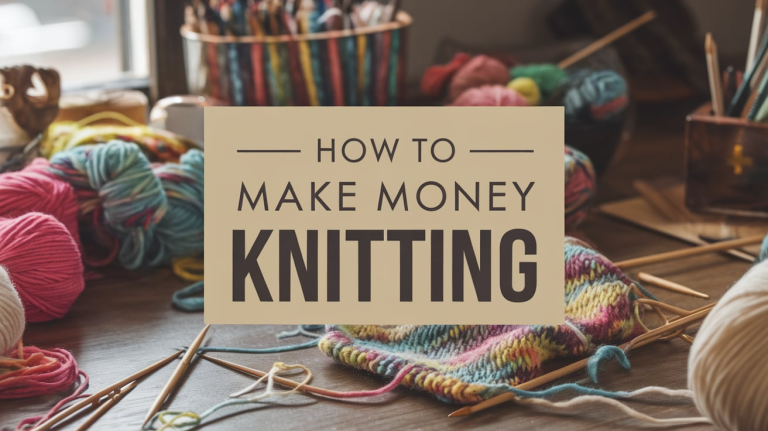 how to make money knitting