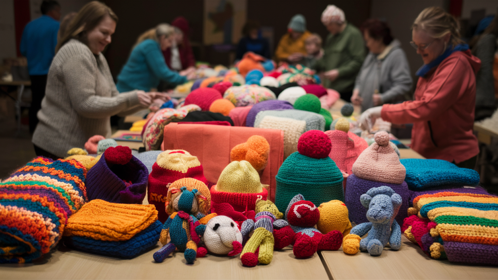 knitting for charity