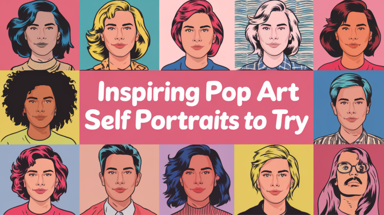pop art self portrait