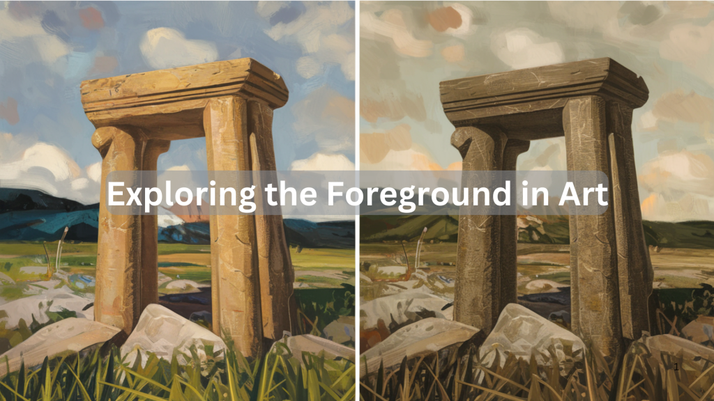 what is foreground in art