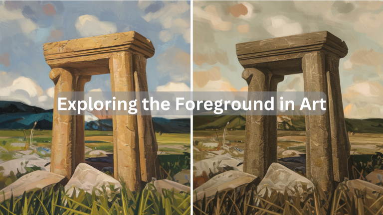 what is foreground in art