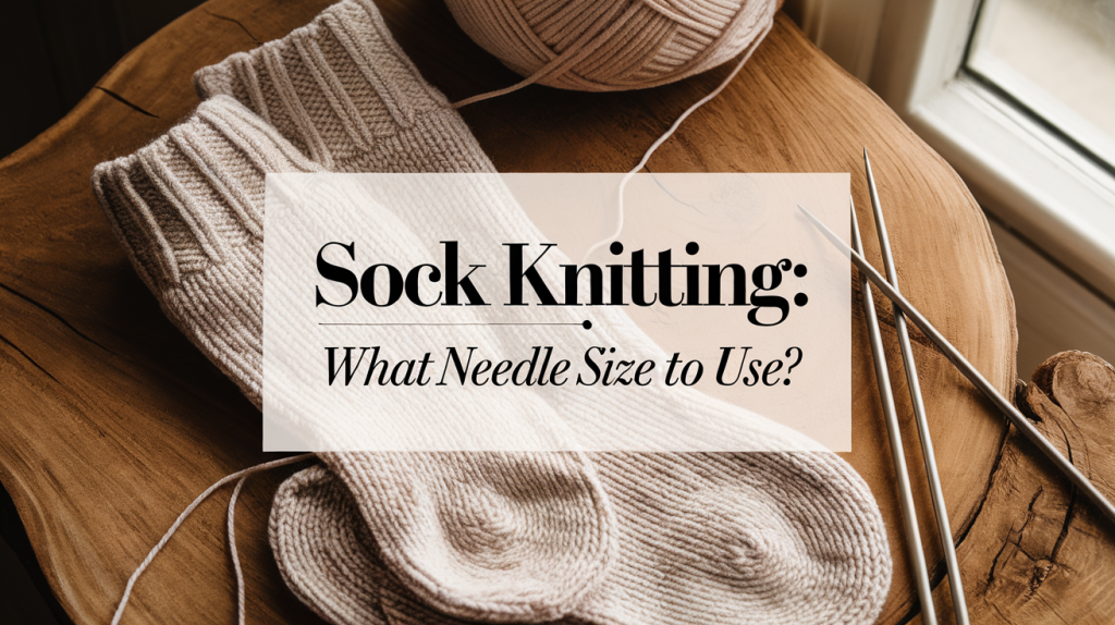 what size knitting needles for socks