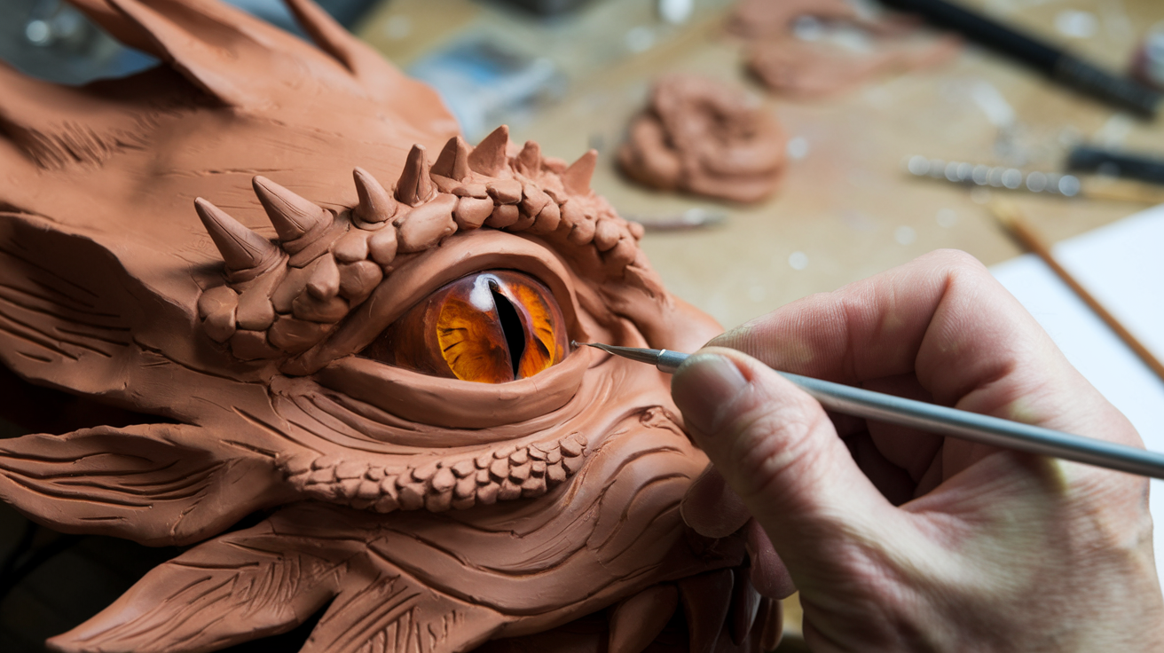 Adding Final Sculptural Elements