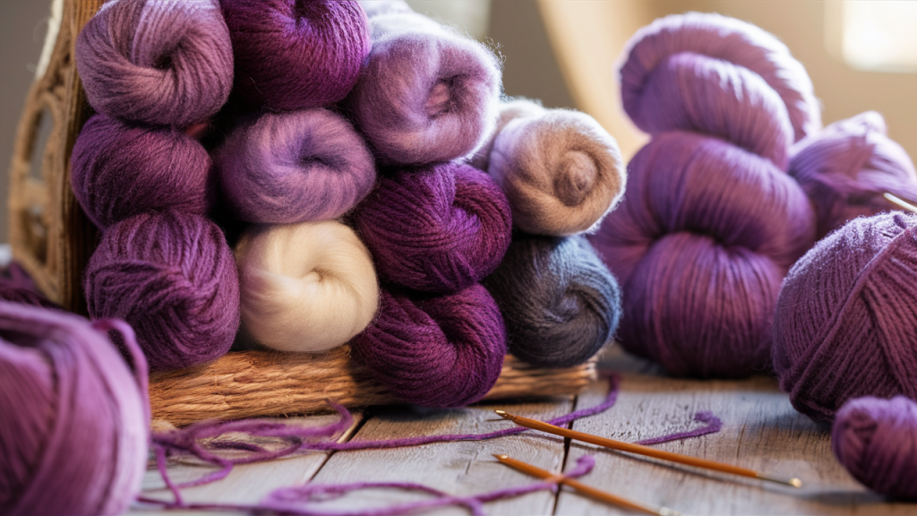 Best Purple Wool Yarns