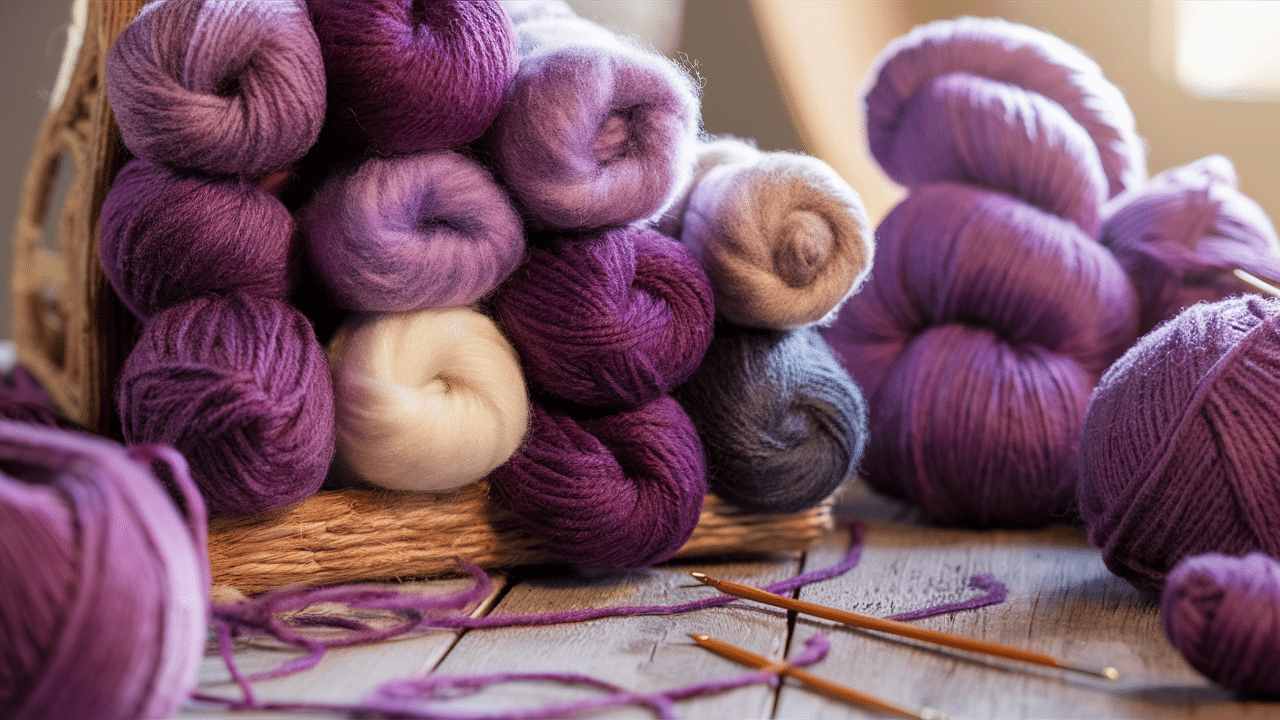 Best Purple Wool Yarns