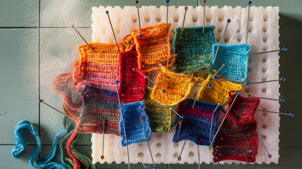Blocking Acrylic Yarn