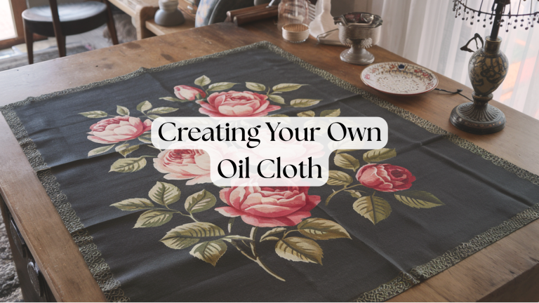 How to Create Your Own DIY Oil Cloth?