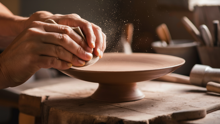 How to Sand Clay for a Smooth Finish?