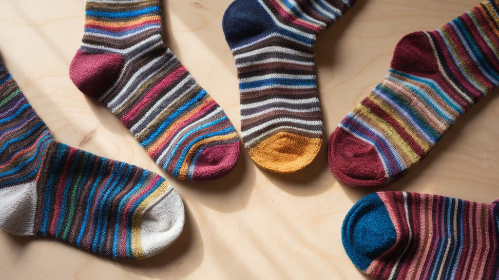 Knit Sock Heel Types