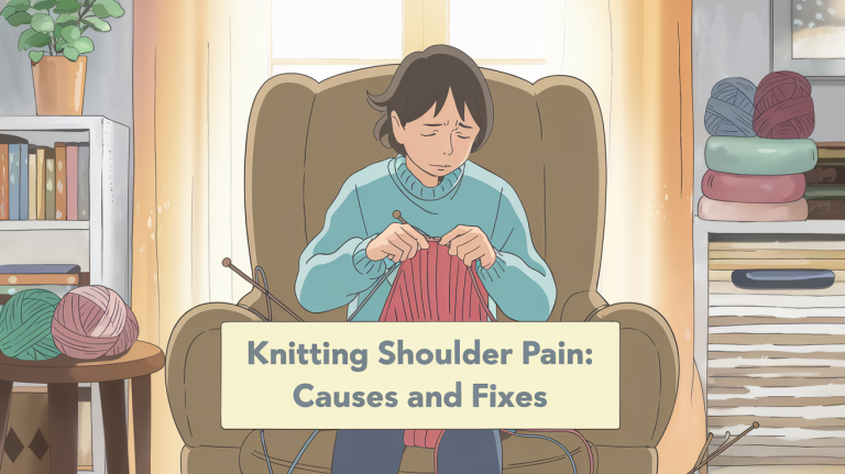 Knitting Shoulder Pain: Causes and Fixes