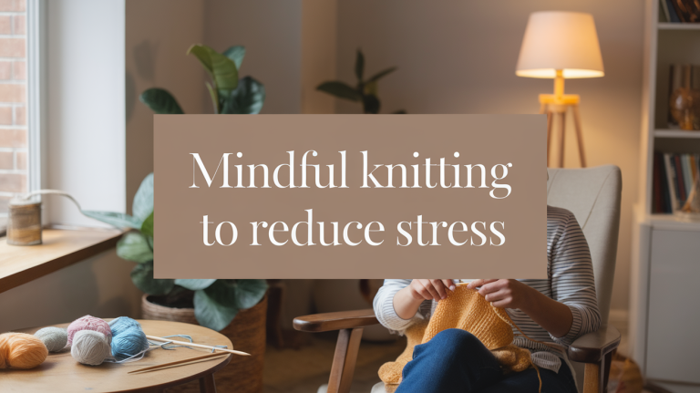 Mindful Knitting: A Simple Way to Reduce Stress
