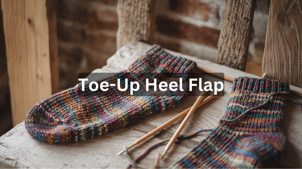 The Art of the Toe-Up Heel Flap