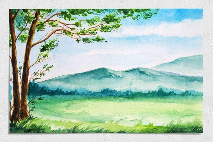 Watercolor_Spring_Landscapes