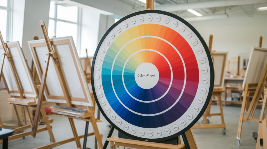 1. Interactive Color Wheel Display