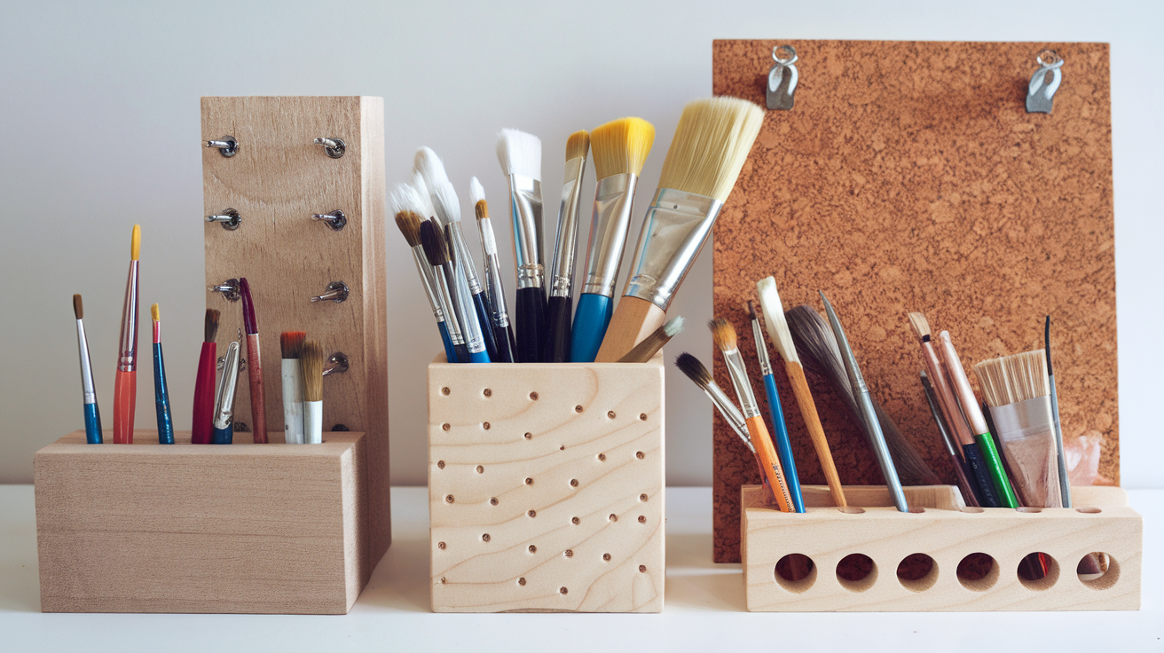 19. Diy Brush and Tool Holders

