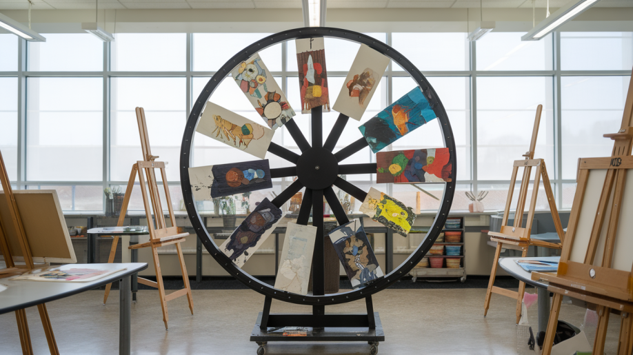 4. Rotating Student Art Gallery
