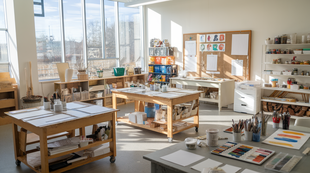 6. Designated Art Supply Zones
