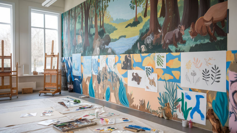 8. Collaborative Mural Space
