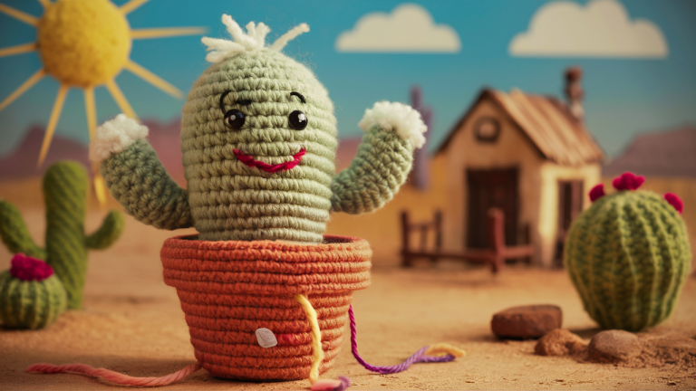 Easy Crochet Cactus for Beginners