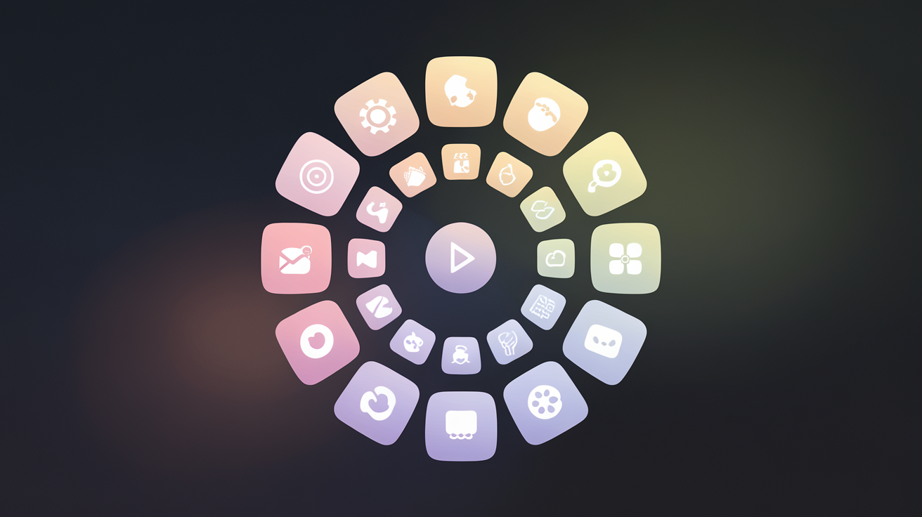 Radial Layouts in Web and App Design