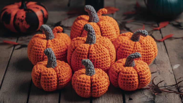 Small Crochet Pumpkins for Beginners