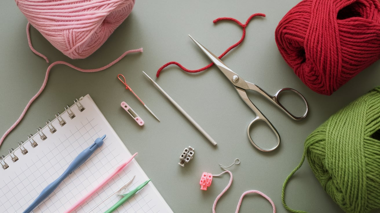 What You Need to Make a Crochet Dahlia
